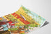 Vintage poster theek New Crop Teas stijl oosters