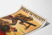 Vintage militaire poster U.S. Marines First In France