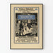 Vintage poster Fischers Bibliothek romans contemporains