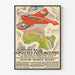 Vintage poster Basel vliegveld groot luchtmeeting 1925