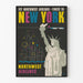 Vintage poster Northwest Airlines New York met Vrijheidsbeeld