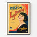 Vintage poster Fog Bound met elegant vrouwelijk portret