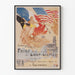 Vintage poster van de Franse-Amerikaanse beurs van Saint-Sulpice 1917 - Historische muurdecoratie