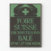 Oude poster Zwitserse Beurs van Monsters Basel 1924