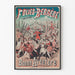 Retroposter Folies Bergère Bonne Aventure wanddecoratie