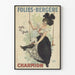 Vintage Poster Folies Bergère Charmion Elke Avond