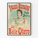 Vintage poster Folies Bergère La Belle Otero