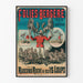 Vintage poster Folies-Bergère Rudesindo Roche en zijn 15 Wolven