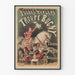 Vintage poster Folies Bergère Troupe Bugny met circusdieren