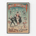 Vintage poster van Les Harley's au Folies Rambuteau