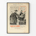 Vintage poster ter bewustwording van privacy - Volg Zijn Voorbeeld