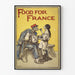 Vintage Voedsel Poster voor Frankrijk - Retro wanddecoratie