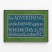 Vintage Reclameposter voor Spoorwegen W.H. Smith & Zoon — ingelijst kunstwerk aan de muur