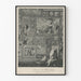 Art Deco Poster voor The Print Club - Vintage wanddecoratie