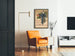 Vintage poster elegante wintermode