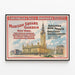 Vintage Poster Madison Square Garden Forepaugh & Sells Brothers — ingelijst kunstwerk aan de muur