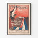Vintage poster Frank Leslie's Popular Monthly - Retro wanddecoratie