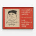 Tentoonstellingsposter van Franta Bidlo 1959 — ingelijst kunstwerk aan de muur