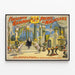 Vintage Poster Frederick Bancroft Prins der Magiërs — ingelijst kunstwerk aan de muur