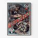 Vintage poster van Frères Pezon, show van het trainen van wilde dieren