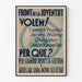 Poster Front de la Joventut - Mobilization for the People's Army