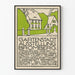 Vintage poster tentoonstelling Gartenstadt Bromberg 1913-1914