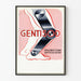 Retro poster muurdecoratie - Gentisod gewrichtsreuma