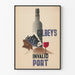 Vintage Gilbey's Invalid Port Poster