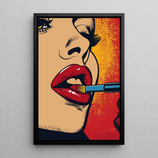 Pop Art Affiche - Lippenstift
