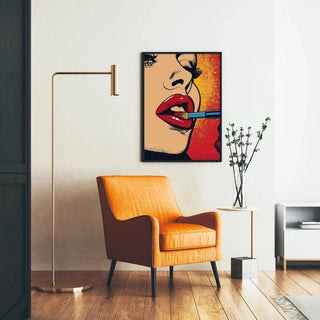 Pop Art Affiche - Lippenstift