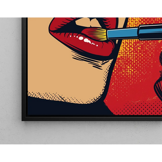 Pop Art Affiche - Lippenstift