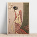 Reproductie van het schilderij Ōgiya Hanaōgi - Ōgiya Hanaōgi (raadsel geïllustreerd) - Kitagawa Utamaro