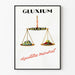 Vintage Poster Gluxium Mineralenbalans met Vitaminen
