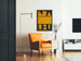 Grafische Poster Go Era 3 2 1 in Blauw en Geel