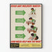 Vintage poster over booglaslassen - Praktische gids voor lassers