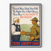Vintage Poster Derde Vrijheidslening - Promotie van Amerikaanse Schatkistbons