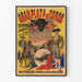 Vintage poster of the corrida Gran Plaza de Toros, Avenue du Bois de Boulogne