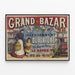 Vintage poster Grote Bazaar Le Havre — ingelijst kunstwerk aan de muur