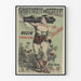 Vintage poster van het Grote Concert van de Cadran - L'Homme Canon Bazin