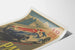 Vintage poster Grand Prix Automobiel Pau 1950