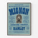Vintage poster van het Mignon Opera Theater Imperial
