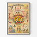 Vintage Poster Grote Aantrekkingskracht Gymnasten Evenwichtskunstenaars Alberts Broers