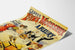 Vintage poster van grote mousserende wijnen in Fleury – retro wanddecoratie