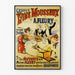 Vintage poster van grote mousserende wijnen in Fleury – retro wanddecoratie