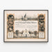 Vintage poster Great Central Fair - Sanitaire Commissie US 1864 — ingelijst kunstwerk aan de muur