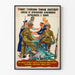 Vintage muurposter samenwerking bondgenoot tegen het nazisme