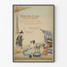 Vintage poster voor Japanse houtsnede tentoonstelling Grolier Club