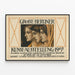 Vintage Poster Grote Berlijnse Kunsttentoonstelling 1907 — ingelijst kunstwerk aan de muur