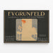 Vintage poster F.V. Grünfeld Landshuter Landgoed en Gebild Weberei — ingelijst kunstwerk aan de muur