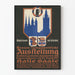 Vintage poster for the Halle Saale 1913 specialized exhibition